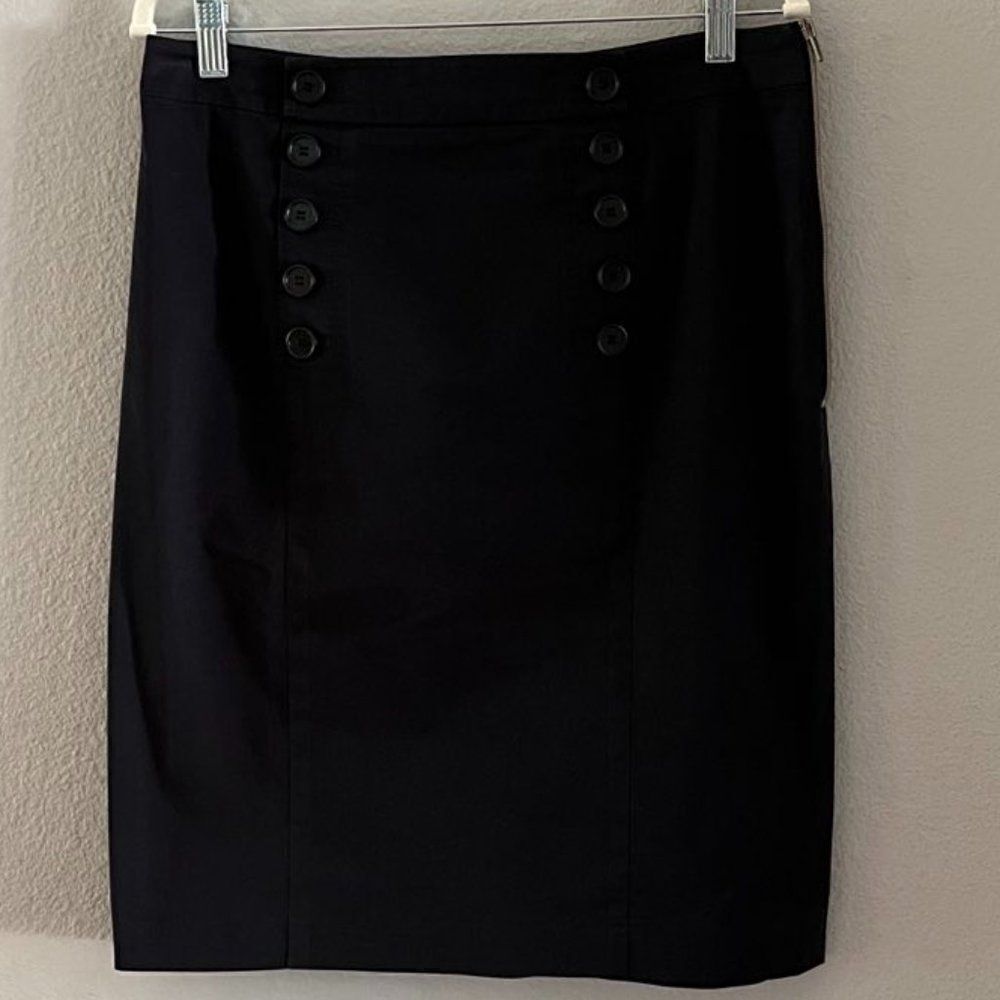 Ann Taylor Button Accent Pencil  Casual Career  Size 10 - Picture 3 of 7